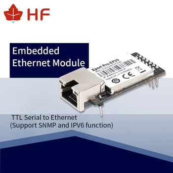 Пристанище мрежов сървър Eport Pro-EP20 Linux TTL Сериен to Ethernet Вграден модул DHCP 3,3 TCP IP Telnet Modbus TCP Протокол