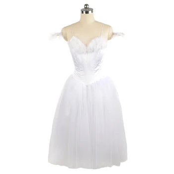 Гореща разпродажба, висококачествени дрехи за деца, момичета и възрастни, дамски дрехи, за да се изяви, бяла балетната романтична пакетче