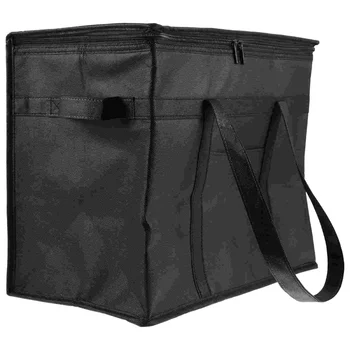Преносима изолирано чанта, чанта за доставка е с голям капацитет, многофункционална чанта за носене на открито за пазаруване