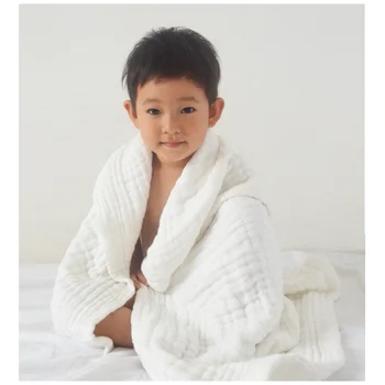 Ново детско кърпи за баня от памук материал приятен за кожата, удобно кърпи за баня, детско однотонное меко одеяло