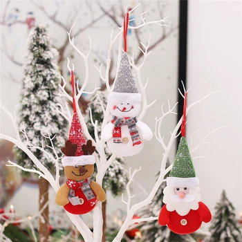 Навидад 2023, Щастлива Нова година, Коледни украси, Коледни подаръци, Дядо Коледа, снежен човек, висулка във формата на коледно дърво, кукла, украса за дома, Ноел