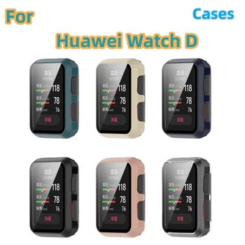 Предпазно стъкло за екран на корпуса на КОМПЮТРИ за Huawei Watch D, напълно защитен филм от надраскване за Huawei WatchD, защитно