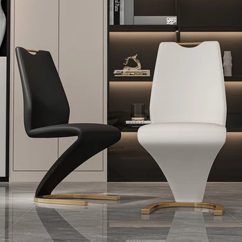 2 бр. маса за Хранене, стол, домашен лампа, Луксозен модерен минималистичен Русалка, Индивидуално стол, креативни Дизайнерски столове за дневна