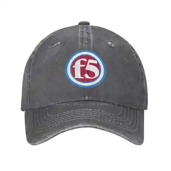 Ежедневни деним шапка с графичен принтом F5 Networks, вязаная капачка, бейзболна шапка