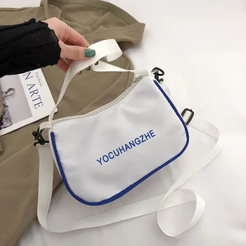 Модни холщовые чанта през рамо за жени 2023 Корея малка чанта-тоут за момичета от памучна тъкан, мини Дамска Чанта в чантата си