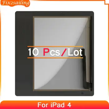 10 бр. Touch за iPad 4 A1458 A1459 A1460 Външен LCD сензорен дисплей, дигитайзер, смяна на преден стъклен панел, 100% тестван