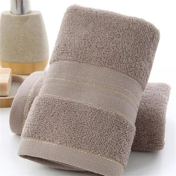 Утолщенное кърпи за баня от 100% памук, увеличава водопоглъщаемост, кърпи за баня за възрастни, однотонное златна коприна мека кърпа за лице