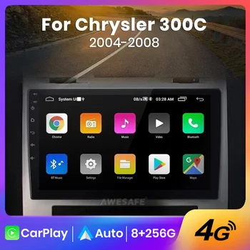 AWESAFE за Chrysler 300C 2004-2007 автомобилното радио мултимедийна навигация 2din Android авторадио CarPlay стерео