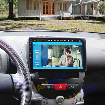 Радиото в автомобила Android Сензорен екран 10,1 инча За Peugeot 107 1 За Toyota Aygo За Citroen C1 Стерео GPS Навигация Мултимедиен Плеър