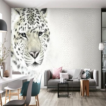 beibehang, направени по поръчка, съвременно минималистичное леопардовое животно, тапети за стените, 3 d, тапети тапети за хола, декоративна живопис