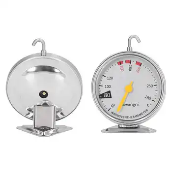 Термометър за фурна, машина за висока точност окачен термометър от неръждаема стомана, огнеупорни, за да се храни, кухненски термометър