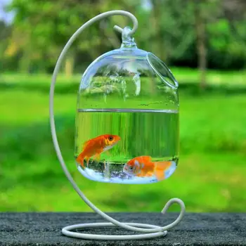Стилен Окачен на аквариум за риби Лесен декор Практичен Творчески декор на аквариум за рибки