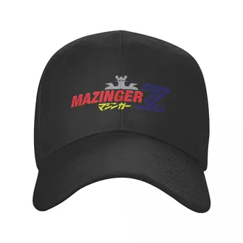 Нова класическа бейзболна шапка с логото на Maz-inger Z за жени и мъже, дишаща японската шапка на татко от аниме 