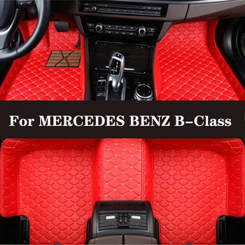 Напълно затворен Износоустойчива кожа авто подложка за MERCEDES BENZ B-Class W245 W246 C coupe AMG C (2 врати) аксесоари за Автомобили