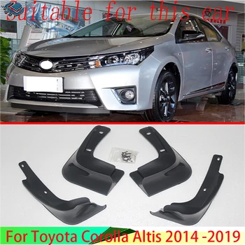 За Toyota Corolla Altis 2014 2015 2017 2018 2019 Автоаксесоари Калници Преден Калник На Задно Колело Задно Крило