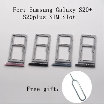 За Samsung Galaxy S20 + S20plus оригинален корпуса на телефона, новият адаптер за SIM-карти и слот за притежателя на тавата за карти Micro SD