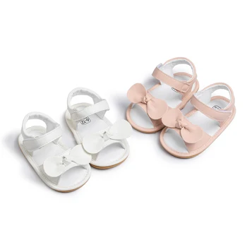 KIDSUN/обувки за малки момичета; летни сандали; ежедневни обувки гумени плоска подметка, със защита от хлъзгане за деца; за новородени 0-18 месеца