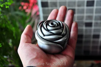 Форма на силикон 3D Роза ретро европейска принцеса Ковчег за бижута Форма за Сапун, празни приказки, Форми за Свещи, Форми за ароматни камъни от глина, смола 001