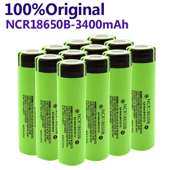 100% Оригинална акумулаторна литиева батерия NCR18650B 3400 mah, 3,7 В, устройствата с висок разход на гориво.За фенерче