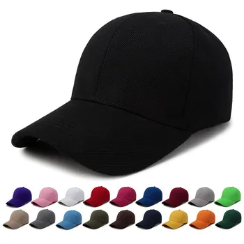 Шапка, однотонная бейзболна шапка, бейзболни шапки възстановяване на предишното положение, дебнещ ежедневни шапки Gorras в стил хип-хоп за татко, мъжки Дамски унисекс