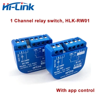 110-240 v ac/24-240 vdc/12 1A Едноканален превключващ ключ за управление на HLK-RW01 с приложение/Alexa