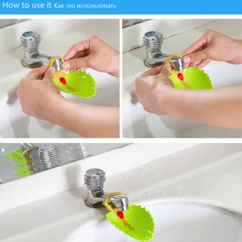 Сладък раци-удължител корита за мивки в банята За деца, продукти за Почистване на ръцете за вана и душ е продукт, за разширяване на мивки, вода