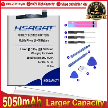 HSABAT 0 Цикъл 5050 ма Z2 Pro Батерия за UMI Umidigi Z2 Pro Висококачествен Взаимозаменяеми Батерия за Мобилен телефон