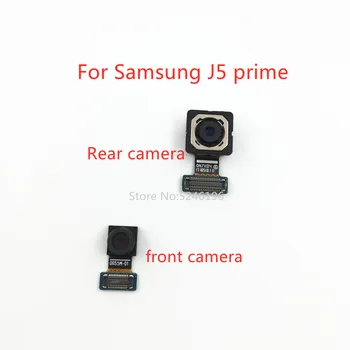 1 бр. Задната част на Основната Камера за Задно виждане, Модул предна камера Гъвкав Кабел За Samsung Galaxy J5 prime J5prime 2016 G570 G570F Оригиналната Смяна на