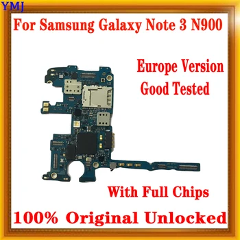 С пълни чипове на дънната платка Samsung Galaxy Note 3 N900, Оригиналната разблокированная дънна платка за Note 3 N9005 с операционната система