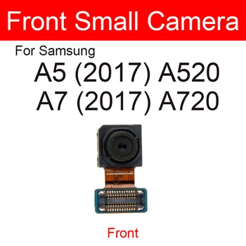 Фронтален малък модул на камерата за Samsung Galaxy A5 A520 A7 A720 2017, сменяеми части за гъвкав кабел малка камера