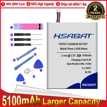 Батерия HSABAT 5100 mah за Lenovo A2107 A2207 L12T1P31 BL195