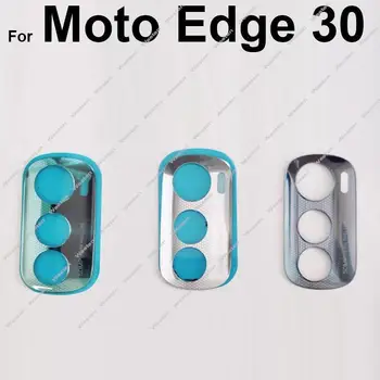 За Motorola MOTO Edge 30 Основна задна камера обектив стъкло с лепило стикер резервни части