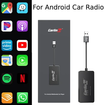 LoadKey/Carlinkit Жични/Безжични Автомобилен ключ Android Auto за да Промените екрана на Android Car Ariplay Smart Link IOS 15