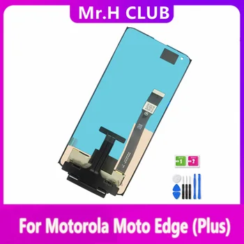 Оригинален НОВ За Motorola Moto Edge Plus LCD дисплей XT2061-3 със сензорен екран, Дигитайзер За Мото Edge Дисплей XT2063-3, Панел 100% Тествана