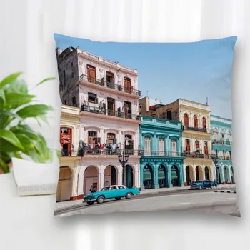 Калъфка за възглавница с участието на кубински пейзаж с цип, спалня, Домашен офис, декоративна възглавница, калъфка за дивана, Възглавница, калъфка 6.27