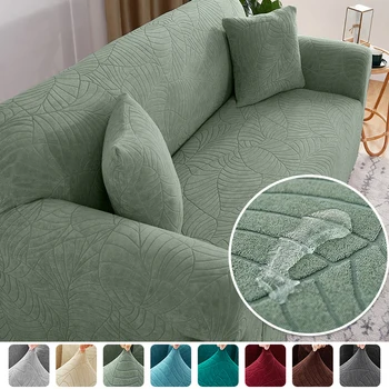 Здраво жаккардовый калъф за дивана в хола, еластичен водоустойчив калъф за дивана на 1/2/3/4 място, L-образен калъф за ъглов диван