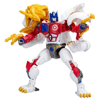 Legacy Максимална led фигурка на Робот-Прима бял лъв, класически играчки за събиране на момчета