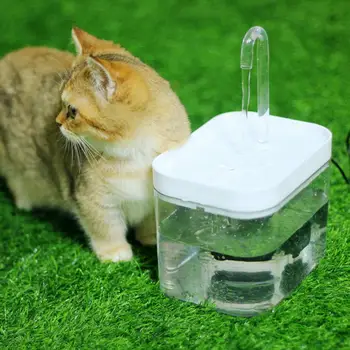Фонтан за вода за домашни любимци, Автоматична филтърна кутия с голям капацитет, Интелигентен Оттичане, диспенсер за вода и за котки, кучета, домашни животни, Доставка на за дома