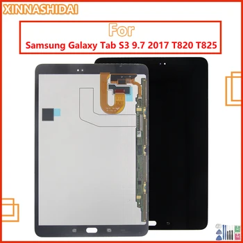 100% Тестван За Samsung GALAXY S3 9,7 T820 T825 T827 LCD Сензорен Дисплей, Дигитайзер, Сензори, Пълна Панел Събрание
