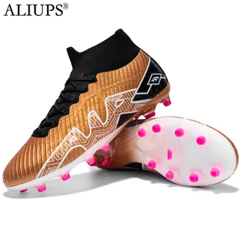 ALIUPS 35-45 Професионални детски футболни обувки Златни футболни обувки, мъжки обувки за футзала Спортни маратонки-Детски футболни обувки за момчета