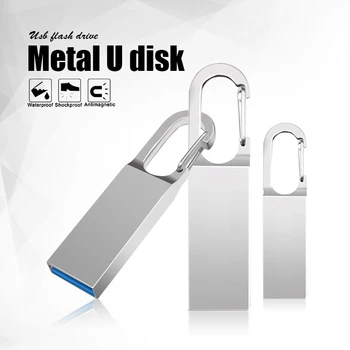 метален USB флаш памет 32GB 64GB pen drive стик стик Високоскоростен memoria disk cel USB stick подарък с логото на потребителски
