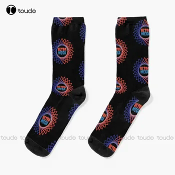 Чорапи Ultra Maga И Proud Of It, младежки бейзболни чорапи Тръмп 2024, дизайн с цифрово принтом 360 °, сладки чорапи, Коледен подарък за момичета