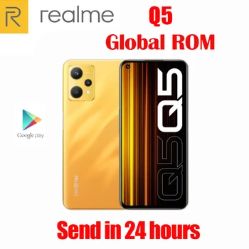 Оригинален Официален Realme Q5 5G Snapdragon695 6,6 инча 120 Hz 5000 mah 60 W Dash Charge 50-Мегапикселова Камера Android 12 Global ROM
