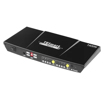 Видеомикшер TESmart avmatrix 4X2 с аудиовыходом Ultra HD HDCP 4 2 изход HDMI матрицата