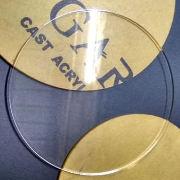 Прозрачен / Цветен акрилен диск Пластмасов лист Плоча от органично стъкло с полиметилметакрилатом по индивидуална заявка