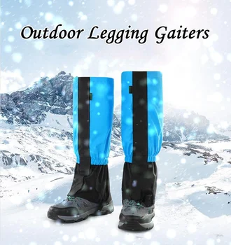 Външни непромокаеми зимни гети за крака Унисекс, калъфи за обувки, Туристически гети, Защита на обувки за краката, Планинарство, Къмпинг, Ски