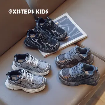 XISTEPS/ детски ежедневни обувки, нескользящая спортни обувки 2023, маратонки за бягане за момичета и момчета, дишащи обувки за момичета, Детски